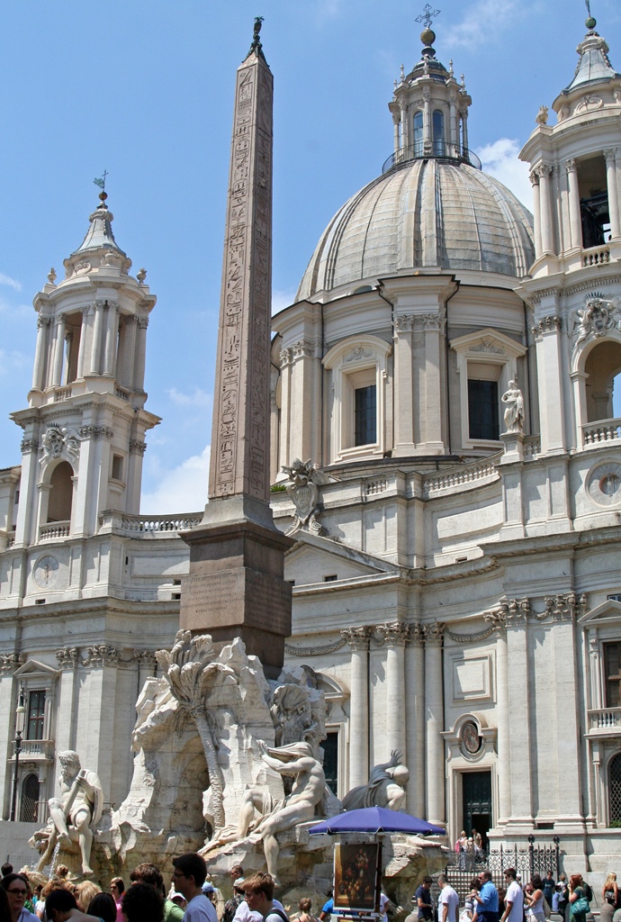 Fontana dei Quattro Fiumi and Sant'Agnese in Agone
